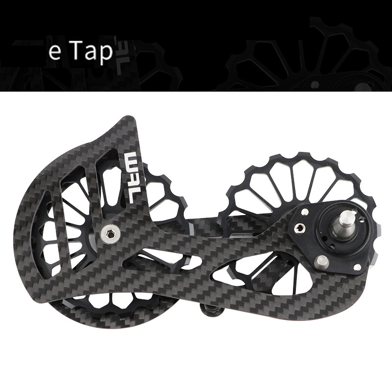 Road Bike Rear Derailleur Carbon Fiber Ceramic Bearing 17T Pulley Guide Wheel R5800 R6800 R7000 R8000 R9100 R9000 4700