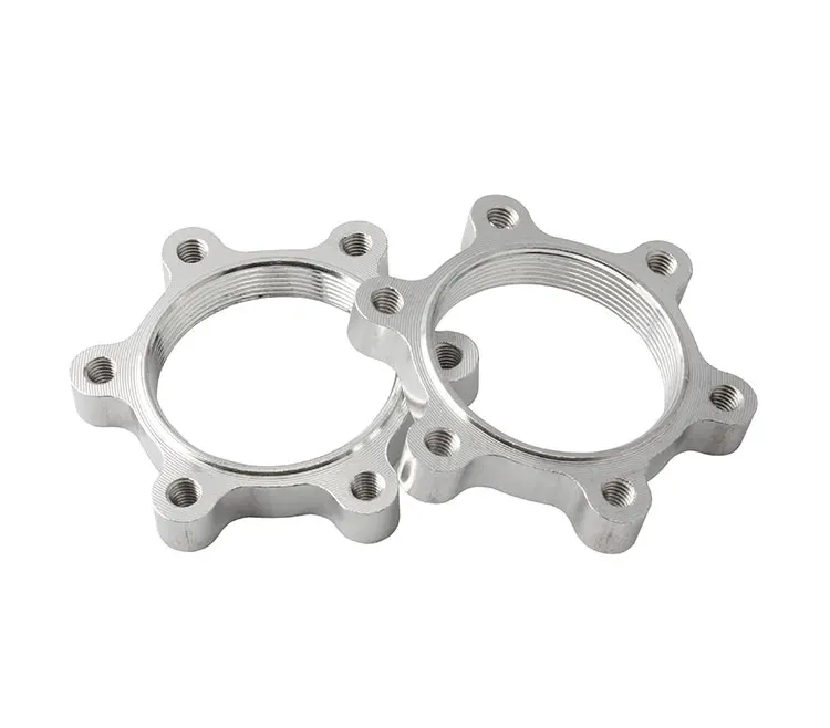 MUQZI 2Pcs 44mm 48mm Bike Hub Disk Disc Brake Rotor Adapter Freewheel Threaded Hubs 6 Bolt Flange MTB Road Bicycle