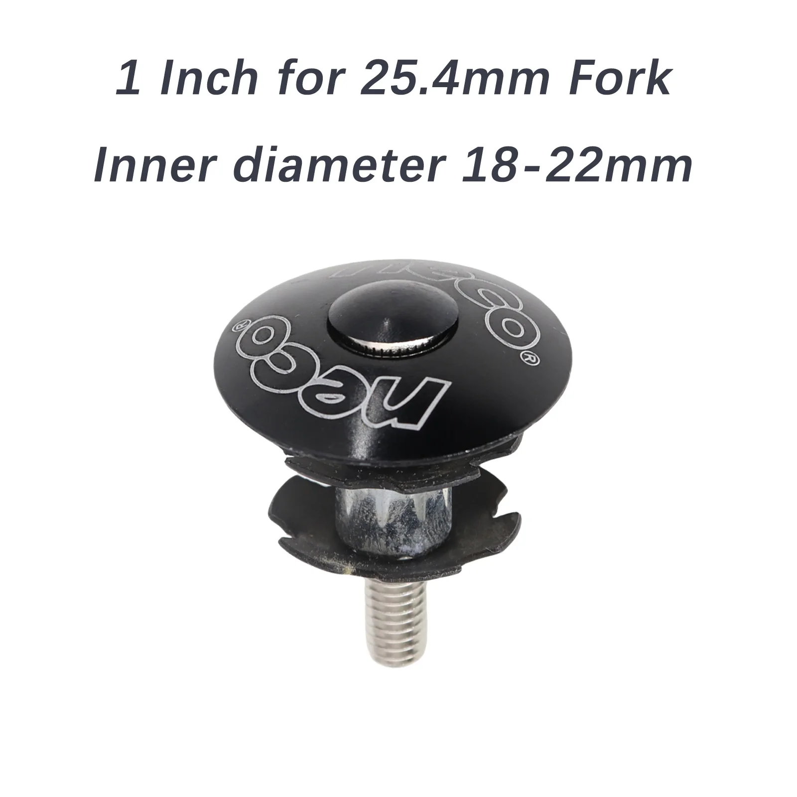 Neco 1 Inch 25.4mm 20/10/5/3/2mm Bicycle Headset Stem Al Bike Fork Star Nut Top Cap Cover Adjusting Dust Cover Spacer