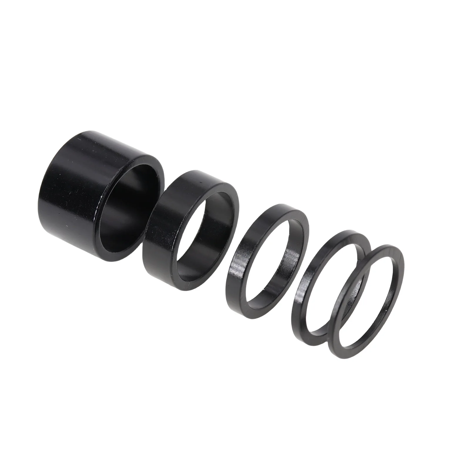 Neco 1 Inch 25.4mm 20/10/5/3/2mm Bicycle Headset Stem Al Bike Fork Star Nut Top Cap Cover Adjusting Dust Cover Spacer