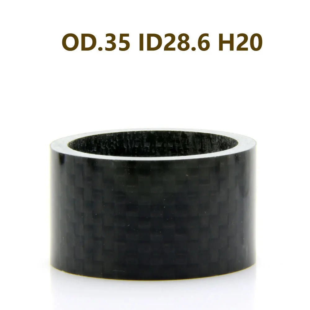 Neco 1.125 Inch 28.6mm 20/10/5/3/2mm Bicycle Headset Stem Al Carbon Fibre Bike Fork Adjusting Dust Cover Spacer Washer