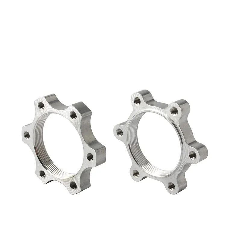 MUQZI 2Pcs 44mm 48mm Bike Hub Disk Disc Brake Rotor Adapter Freewheel Threaded Hubs 6 Bolt Flange MTB Road Bicycle