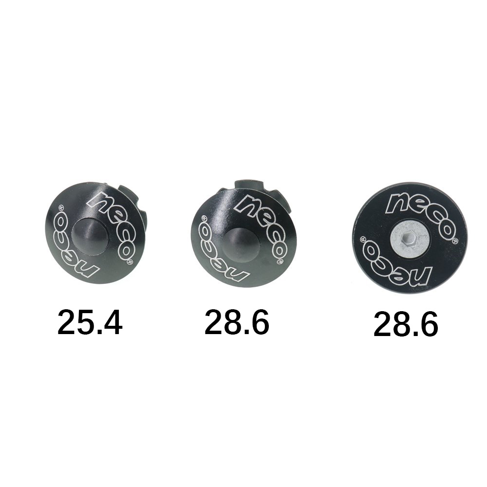 Neco Bike Headset Star Nut Stem Top Cap Cover cap bolt for fork 25.4/28.6/31.8/38.1mm 1 1/8 1 1/4 1 1/2