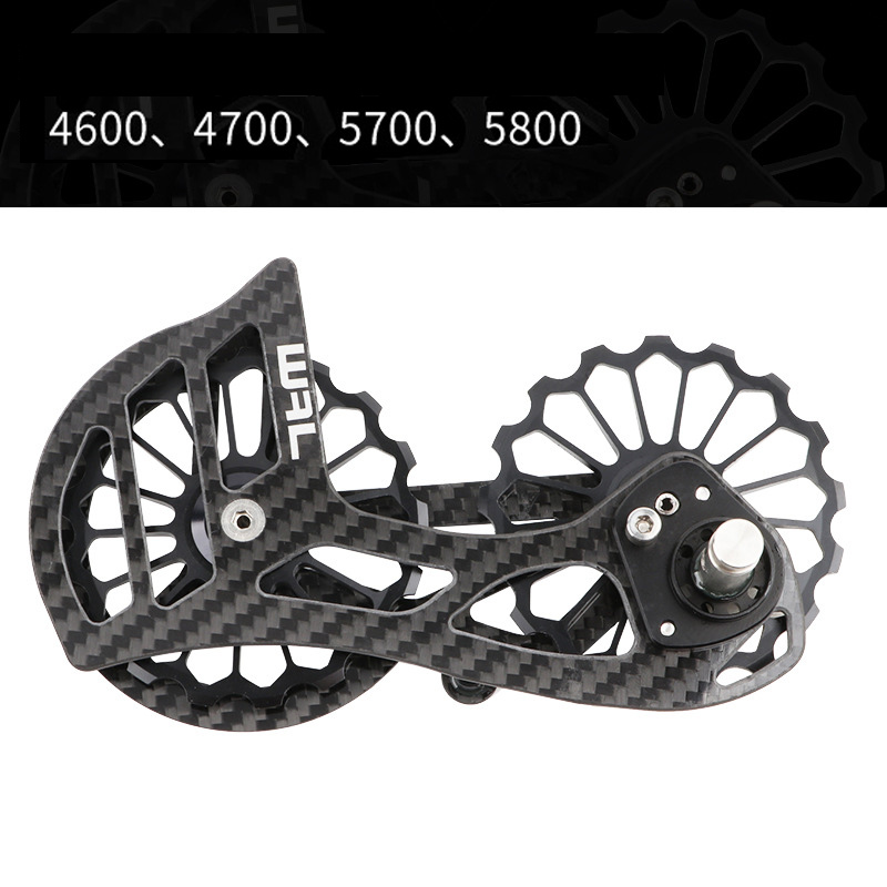 Road Bike Rear Derailleur Carbon Fiber Ceramic Bearing 17T Pulley Guide Wheel R5800 R6800 R7000 R8000 R9100 R9000 4700