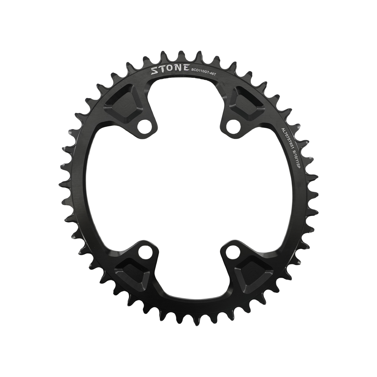 Stone Oval Bike Chainring 110BCD for Shimano Gravel GRX FC
