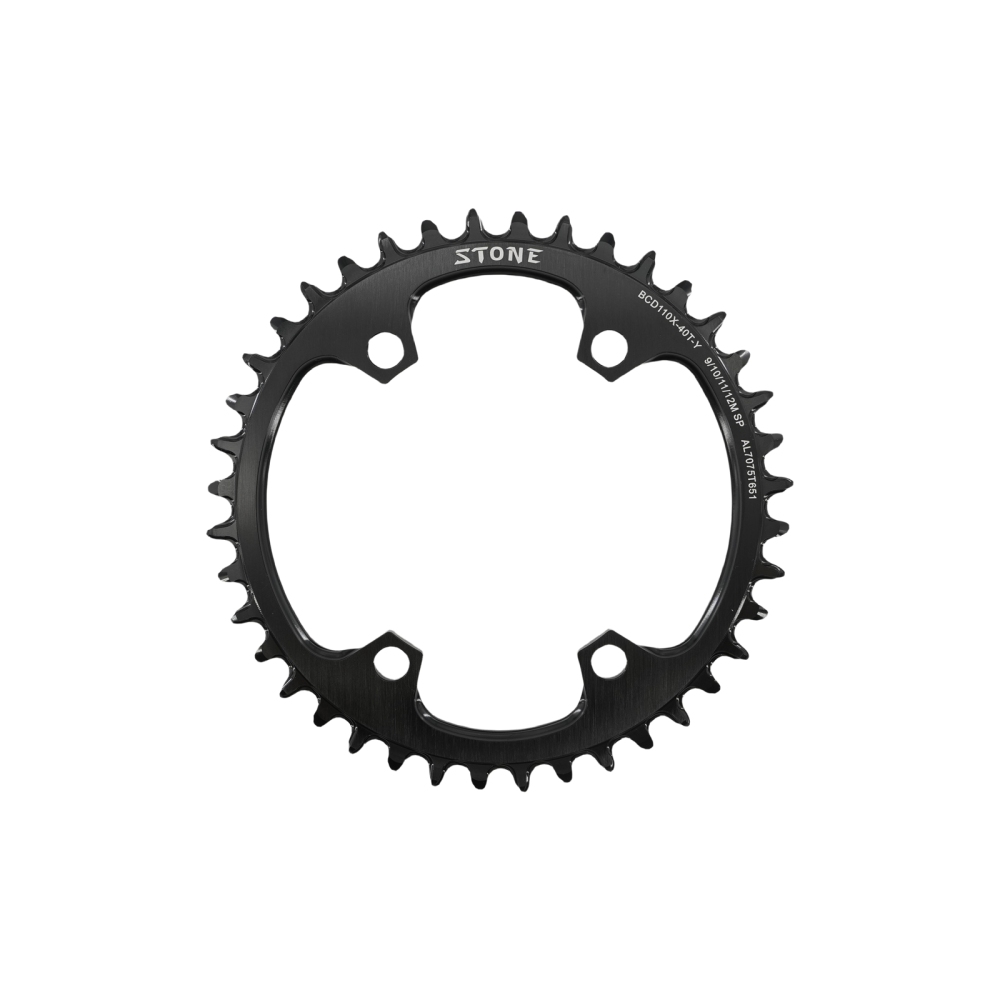 Stone Round Bike Chainring 110BCD for Shimano FC-5800 6800 4700 9000 34T to 60T Road Bike Chainwheel 4 Bolts gravel