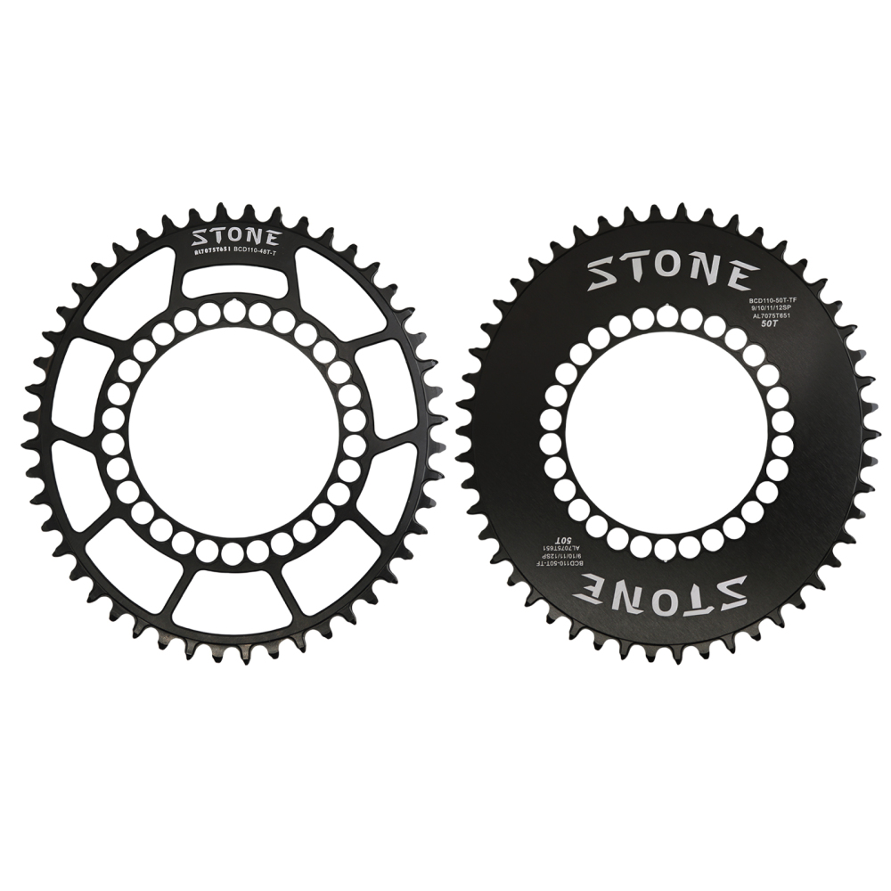 Stone Chainring 110BCD 34 40 42 45 47 48 58T Round Oval Road Bike Gravel 110 BCD for Rotor for Sram Red Rival S350 S900 S100