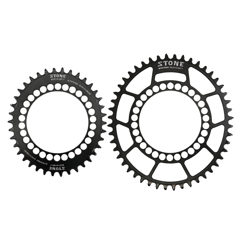 Stone Chainring 110BCD 34 40 42 45 47 48 58T Round Oval Road Bike Gravel 110 BCD for Rotor for Sram Red Rival S350 S900 S100