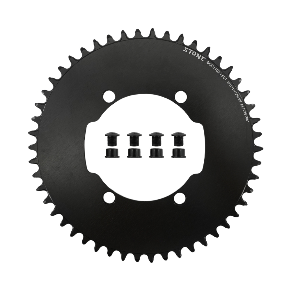 Stone Chainring 110BCD for SRM Power Meter PM7 PM9 Crankset 5800 6800 4700 9000 Round 42 44 46 48 58T 60 Road Bike 110 Bcd 1X