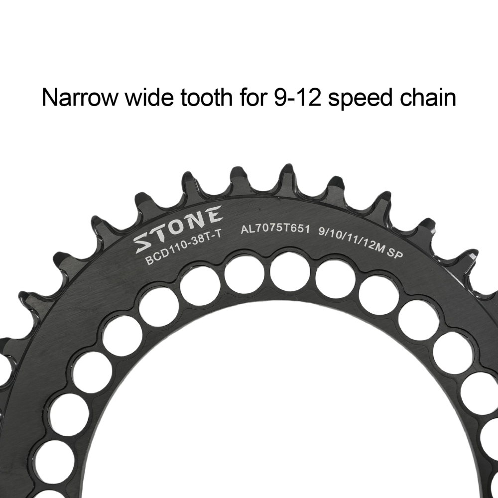 Stone Chainring 110BCD 34 40 42 45 47 48 58T Round Oval Road Bike Gravel 110 BCD for Rotor for Sram Red Rival S350 S900 S100