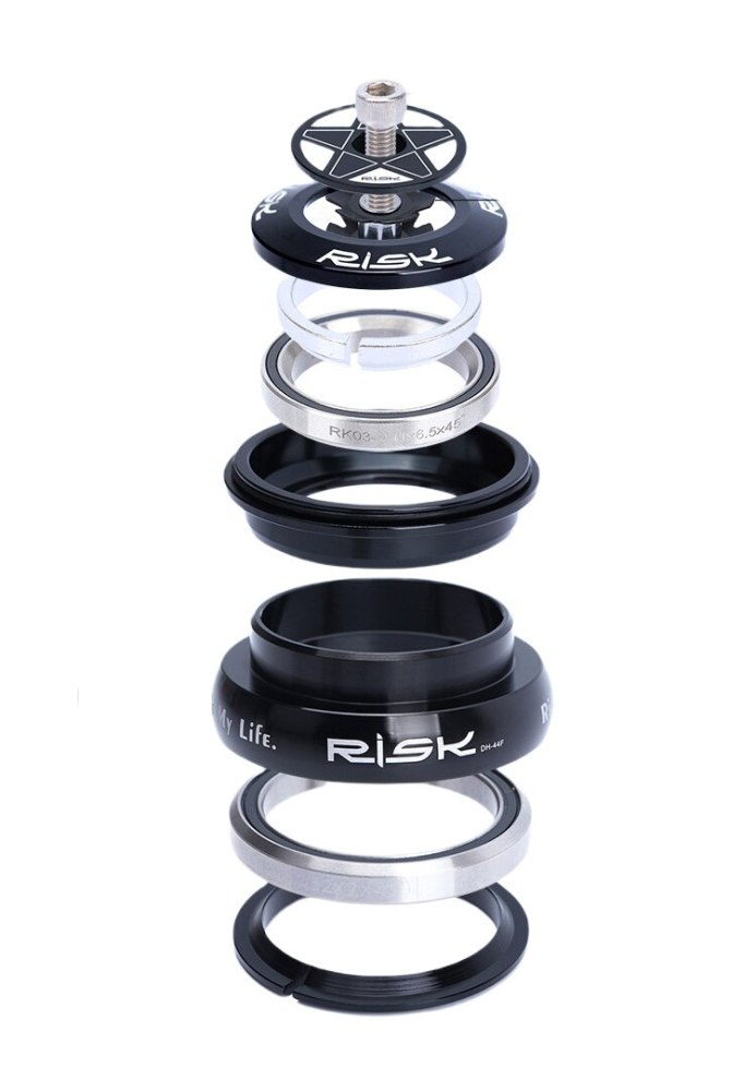 Risk Bike bearing headset 44 44mm external cup for straight and tapered fork 28.6mm 30mm 39.8mm MTB  bike