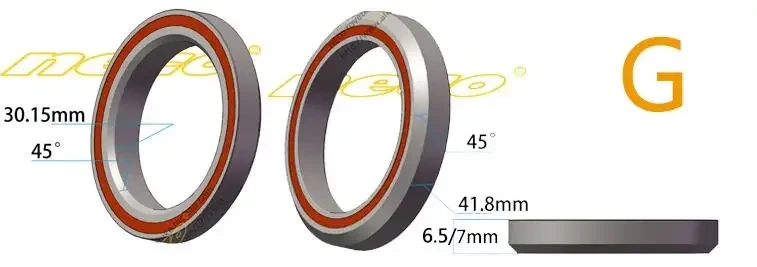 Neco Bike Bearing Headset  MTB 38 39 41 41.8 43.8 44 46.8 46.9 47 48.9 49 50.8 51 51.8 52 mm Bicycle Fork Road Bike MTB repair