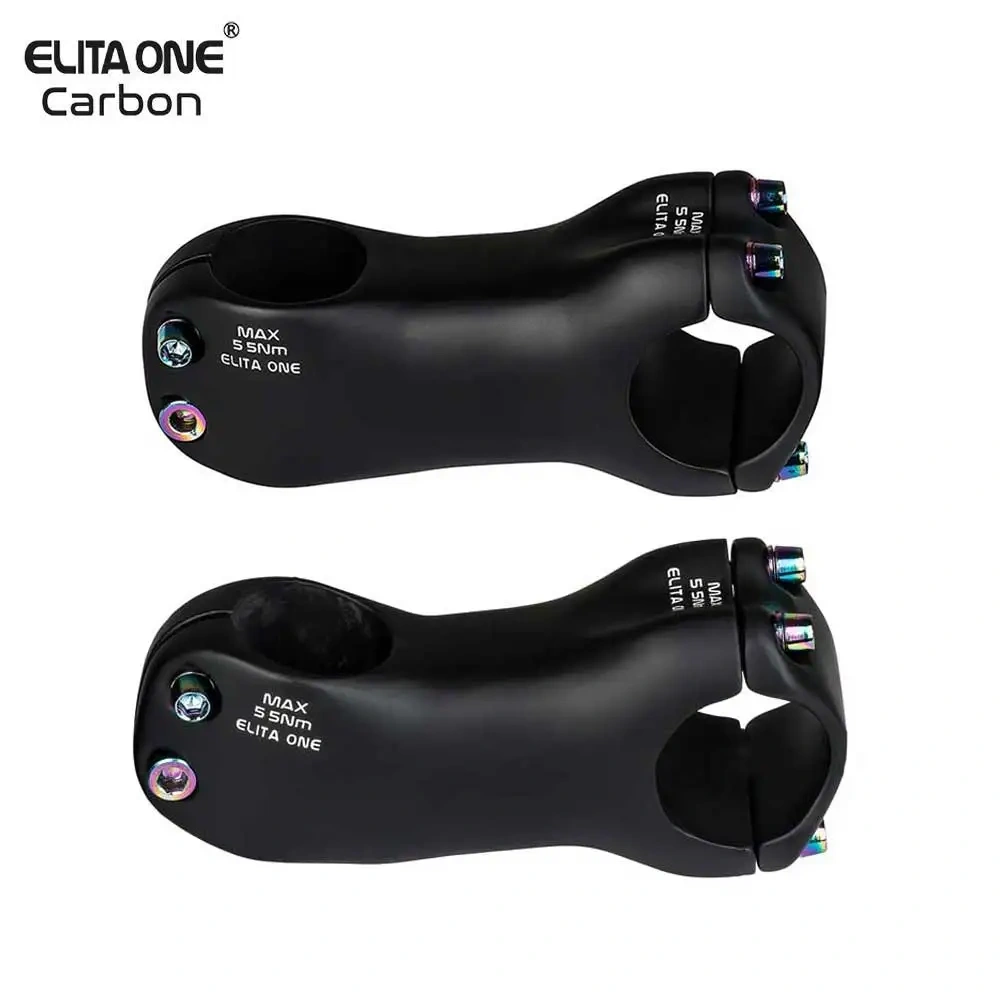 elitaone Carbon MTB Bicycle Stem 6/17 Degree 31.8mm Road Bike Stems Positive/Negative Suitable for carbon fiber handlebars