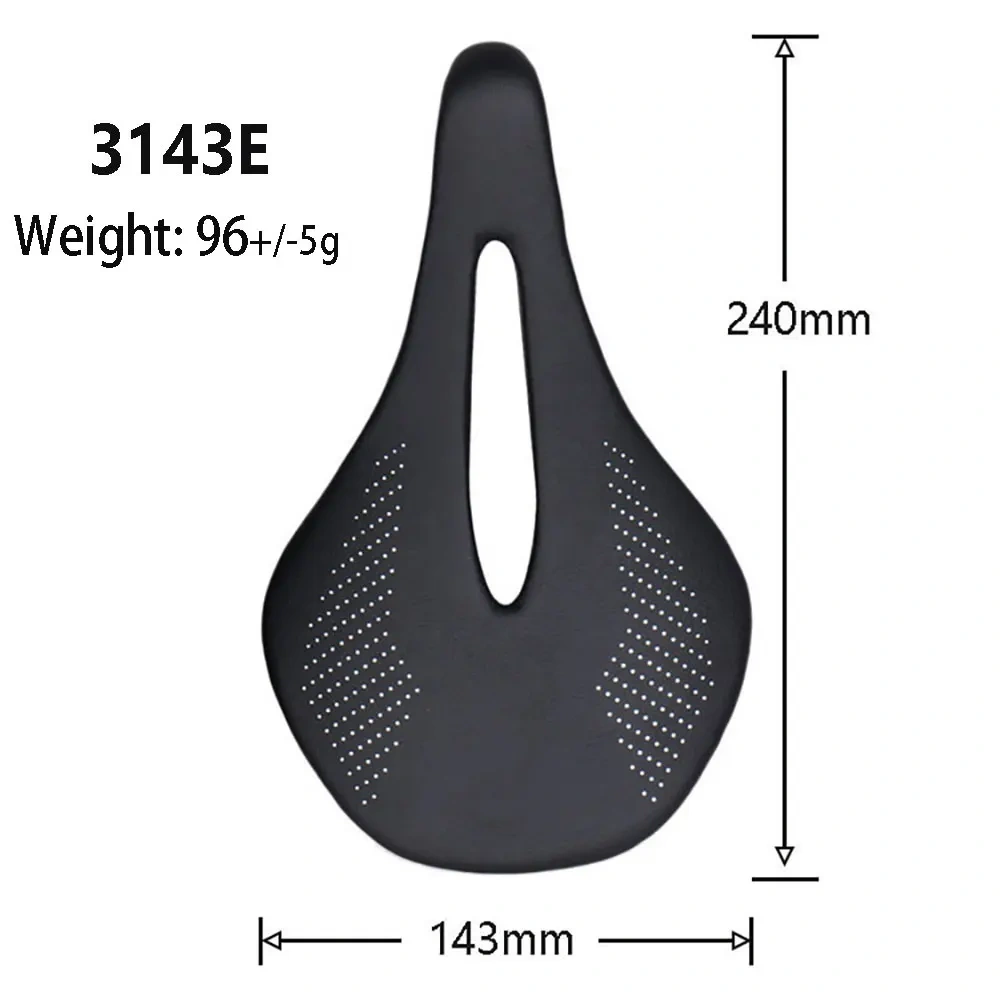 ELITA ONE Carbon Saddle MTB/Road Bike saddle Super Light Leather Carbon Cushions 96g