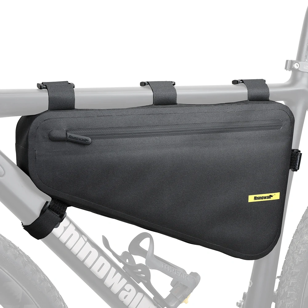 Rhinowalk Bicycle Frame Bag Waterproof 4L Big Capacity Bicycle bikepacking Bag Storage Tool Pouch for MTB Road Bike Accessories