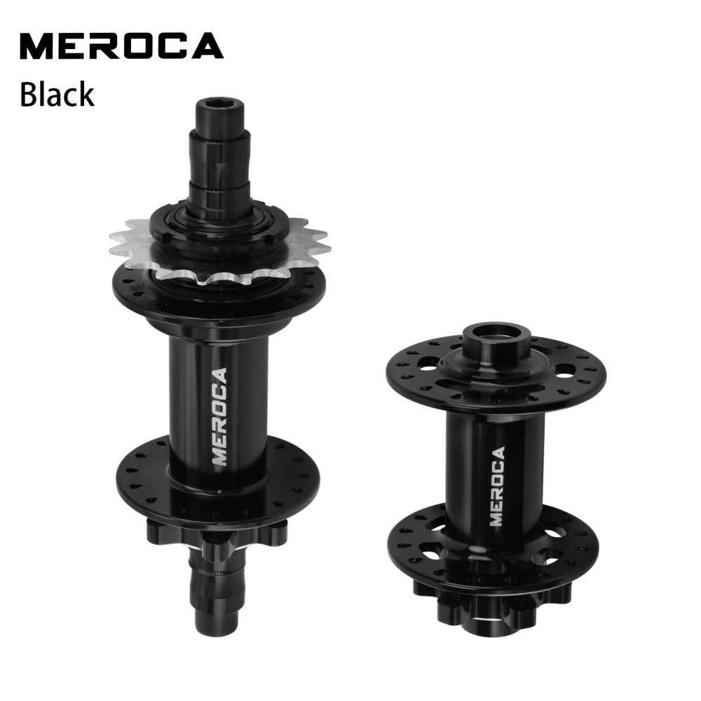 MEROCA Dirt Bike Single-Speed Hub 32 Holes Disc Brake 120 Points of Engagement 5 Bearings Aluminum Alloy Quick-Release Hub