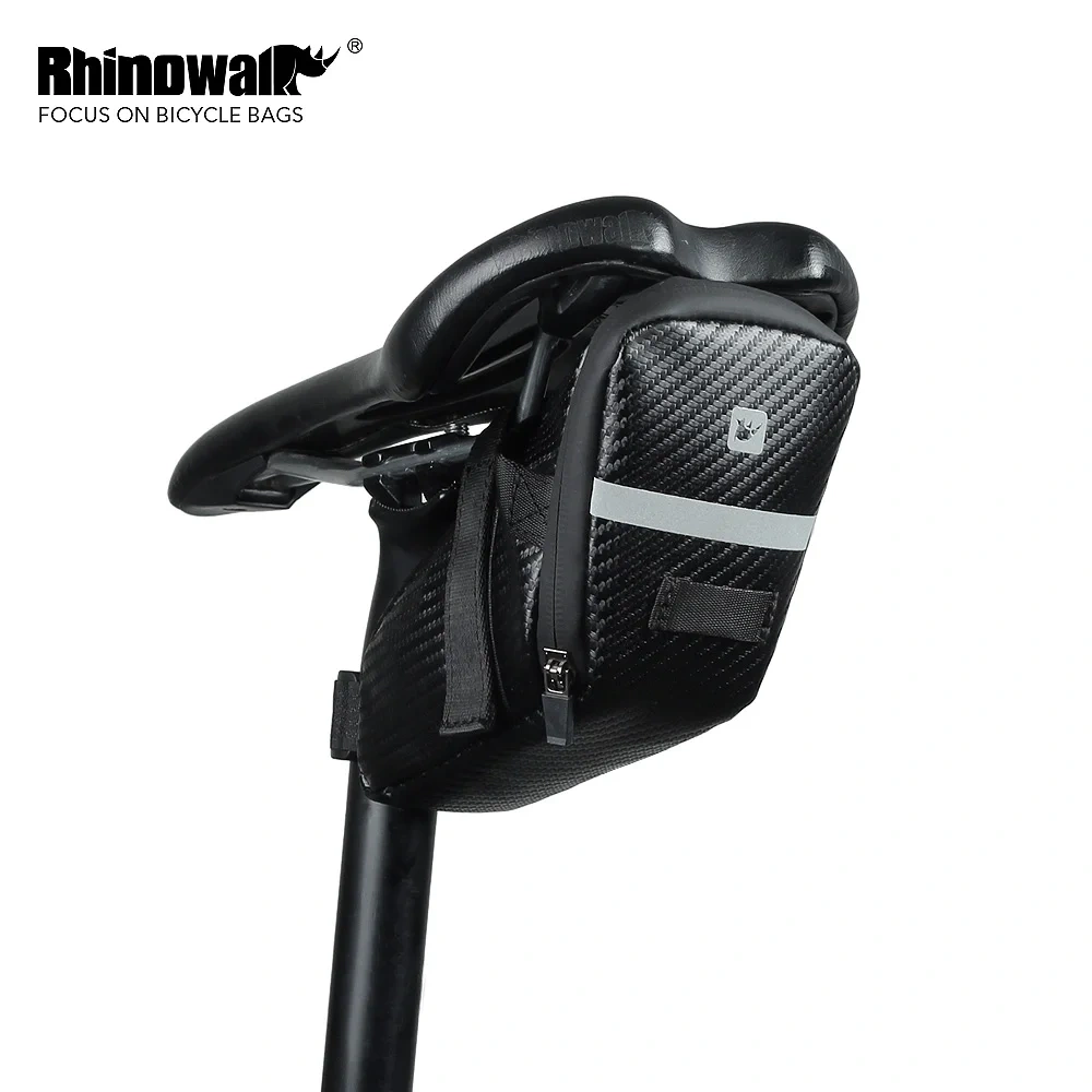 RHINOWALK Bicycle Bag Bike Waterproof Storage Saddle Bag Seat Cycling Tail Rear reflectiv Bag Saddle Bolsa Bicicleta accessories