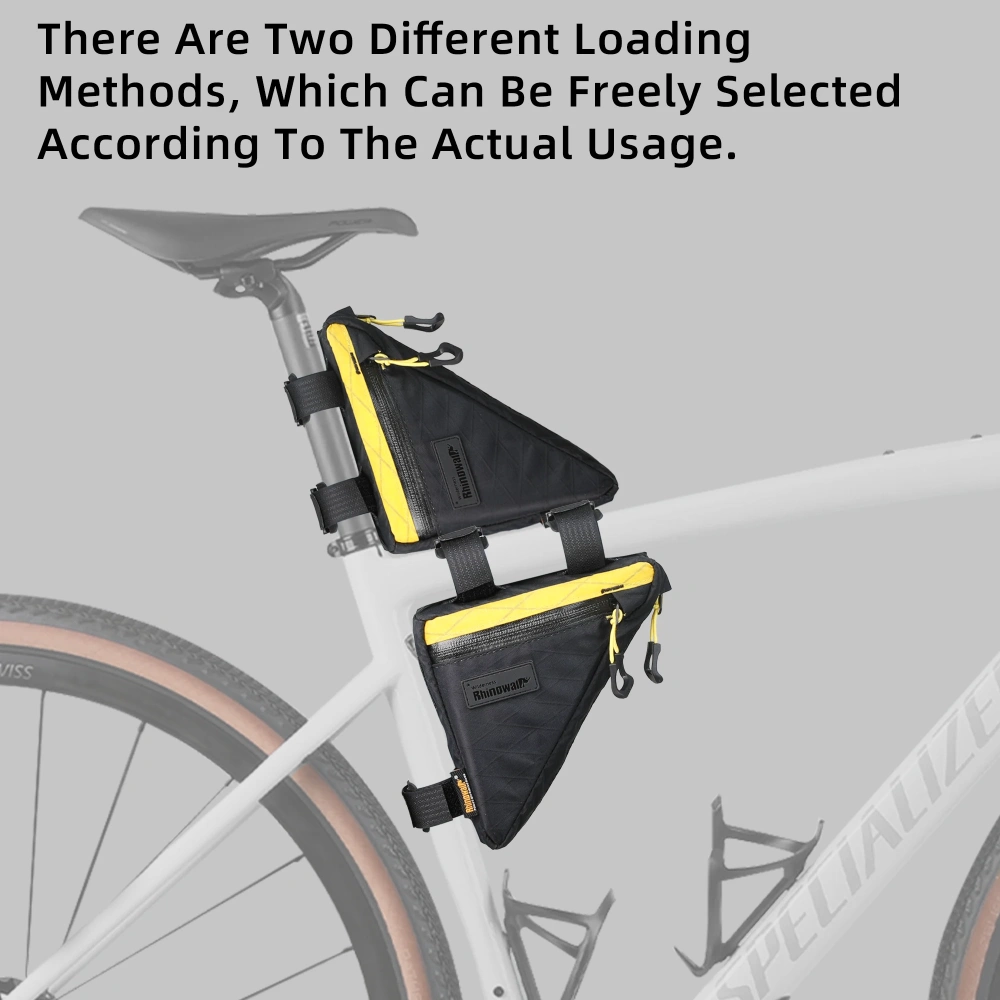Rhinowalk Bike Frame Bag Water-Resistant Bicycle Crossbeam Triangle Storage Tool Cycling For MTB Road Gravel Bike Bikepacking