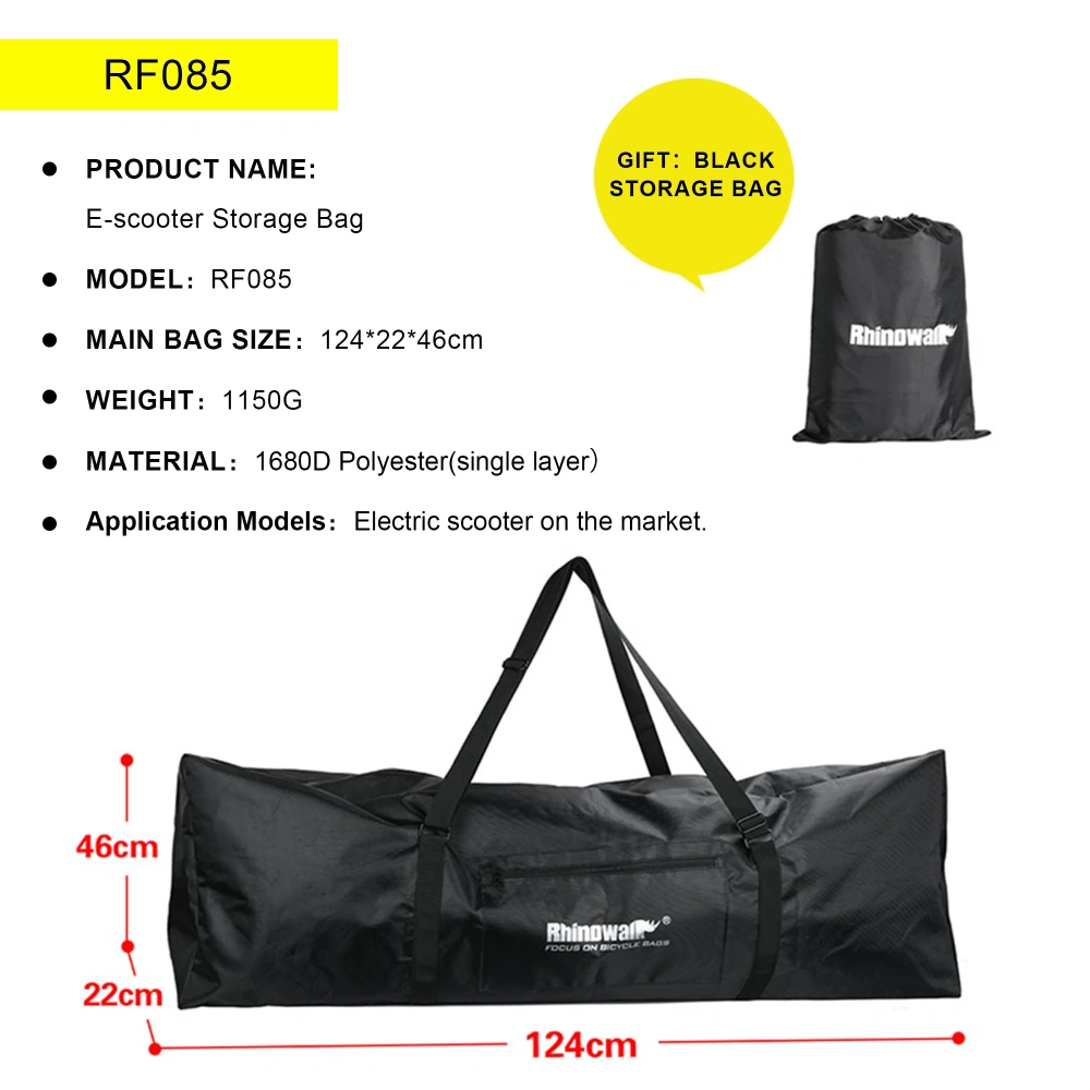 Rhinowalk Scooter Storage Bag Carry Handbag Portable Folding E-Scooter Carrying Bag For Xiaomi Electric Scooter Bag Cover Oxford