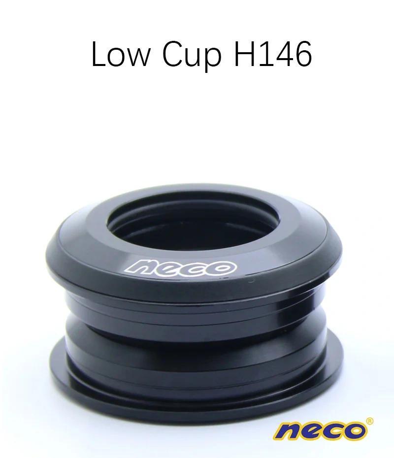 Neco bike Headset 44 44MM ZS44 28.6 30 1 1/8 Semi-Integrated Threadless H146 Retainers Fixed Gear Road Bike Headset MTB