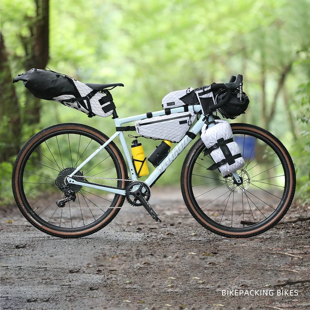 Rhinowalk Bike Front Frame Bag Water-Resistant 1.7L/2.4L/2.9L Bikepacking For MTB&Road Bike Cycling Triangular Crossbeam Pack