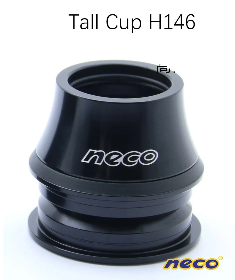 Neco bike Headset 44 44MM ZS44 28.6 30 1 1/8 Semi-Integrated Threadless H146 Retainers Fixed Gear Road Bike Headset MTB