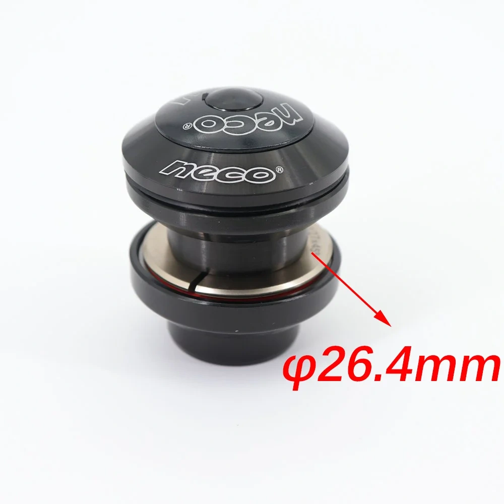 Neco Headsets Threadless 1 inch EC30 / 25.4  EC30 / 27 mm  26.4 Height 29mm  external Bearing steel Headsets 30 mm