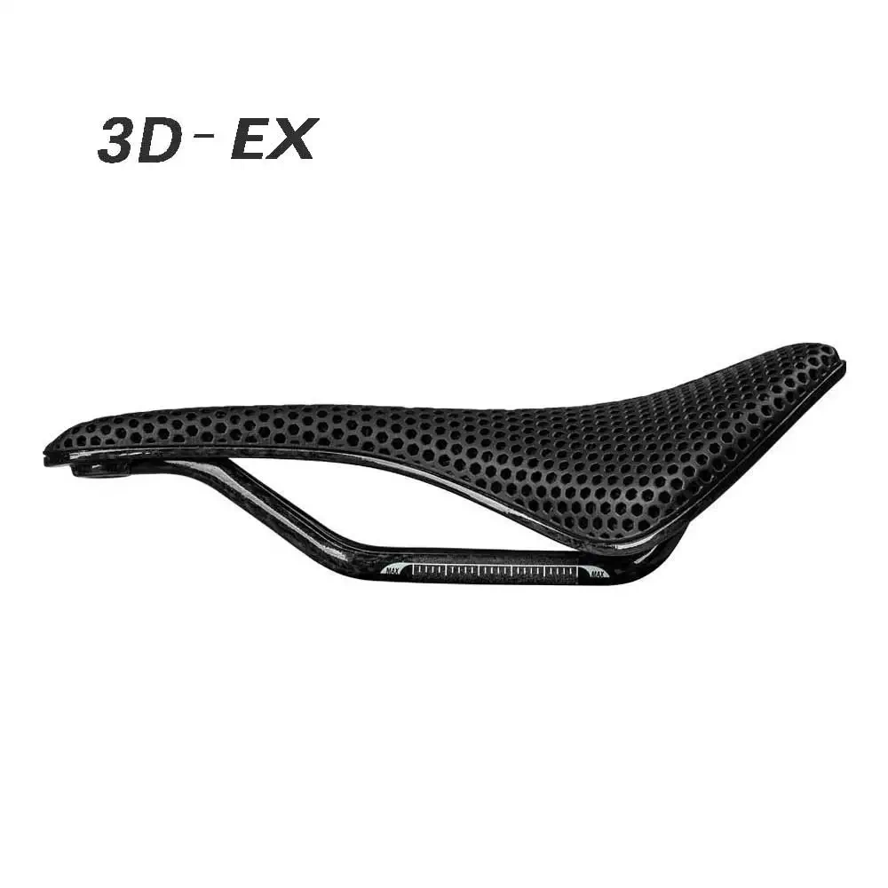 elitaone 3D Printed Bicycle Saddle 248x145mm Carbon Rail Road-Specific Saddles Differentiated Cushioning Areas Comfort Saddle