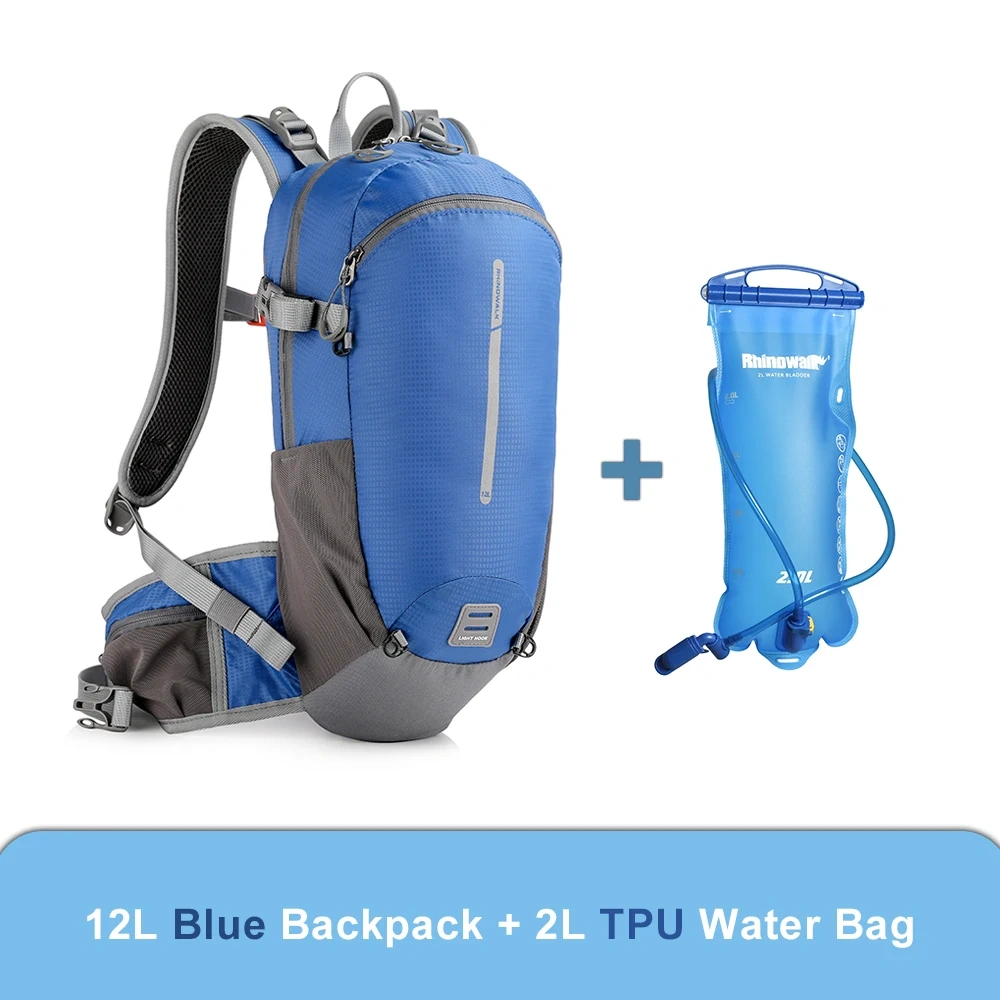 Rhinowalk Bicycle Bike Bags 12L Cycling Backpack Bike Multifunctional Outdoor Sport Climbing Hiking MTB Road Bike Hydration Bag