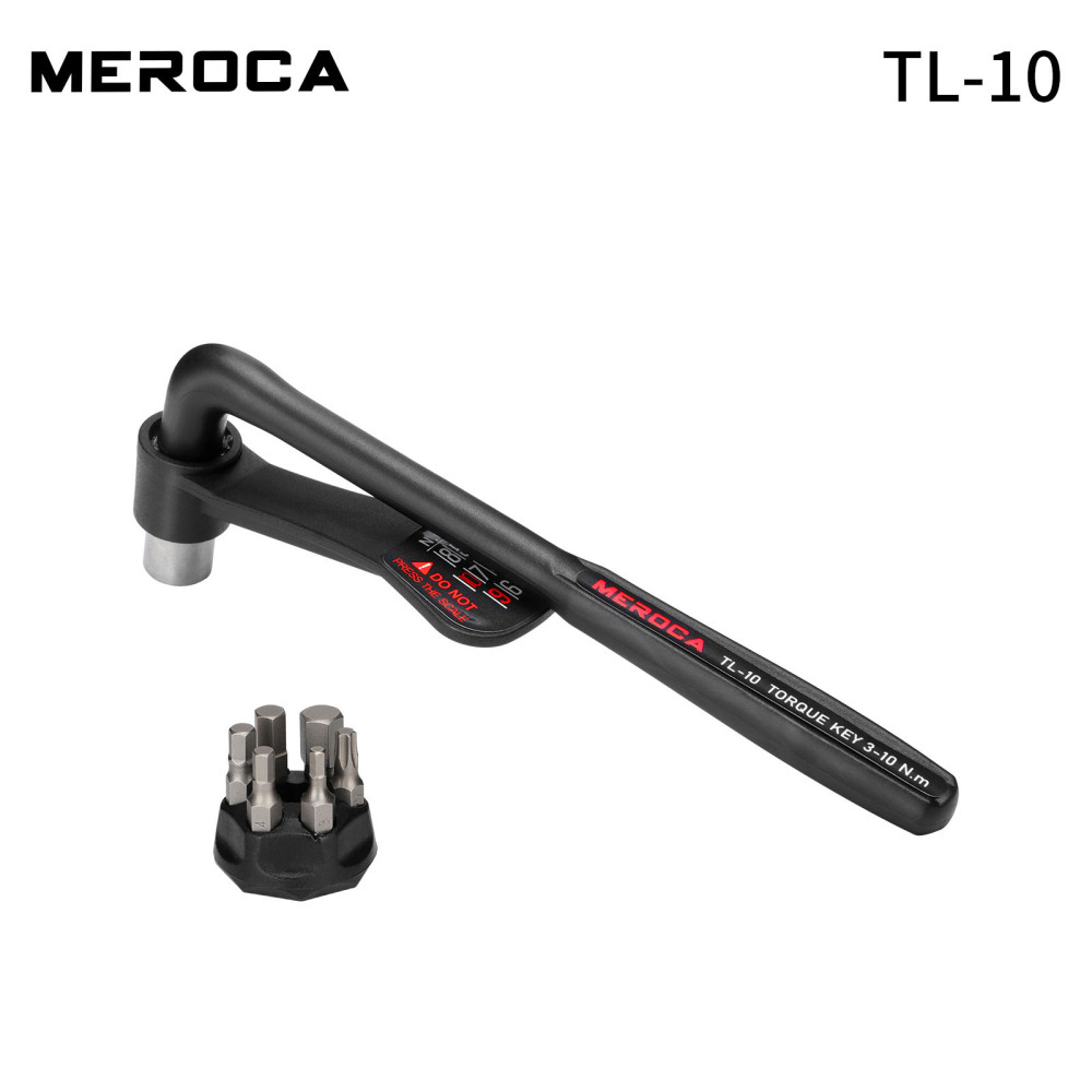 MEROCA Bicycle Torque Wrench with Bits Set Portable Bike Spanner Kit Hexagon Wrench Bicycle Maintenance and Repairing Tools