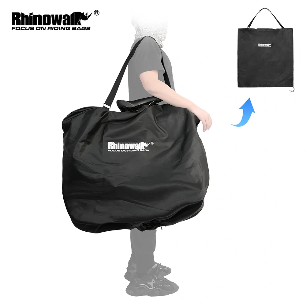 Rhinowalk 20 Inch Folding Bike Bag Lightweight Fold Bicycle Storage Bag Portable Bike Transport Carry Bag Dust Cover Accessories