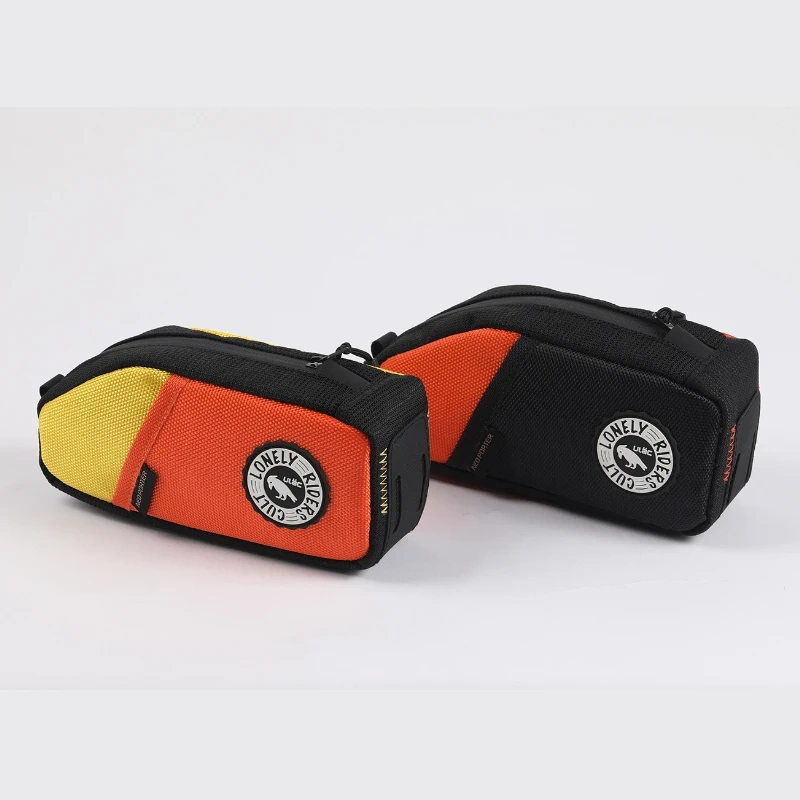 ULAC Waterproof Cycling Top Tube Bag 0.9/1L MTB Road Bike Lightweight Durable Bicycle Frame Bag With External Side Pockets