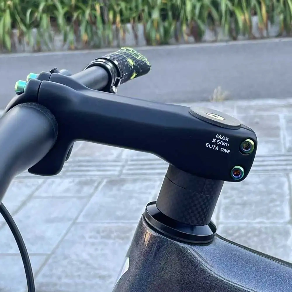elitaone MTB Carbon Stem 60-120mm Road Bike Stems 6 Degree 31.8mm Suitable For Carbon Fiber Handlebars