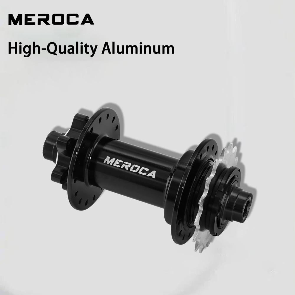 MEROCA Dirt Bike Single-Speed Hub 32 Holes Disc Brake 120 Points of Engagement 5 Bearings Aluminum Alloy Quick-Release Hub