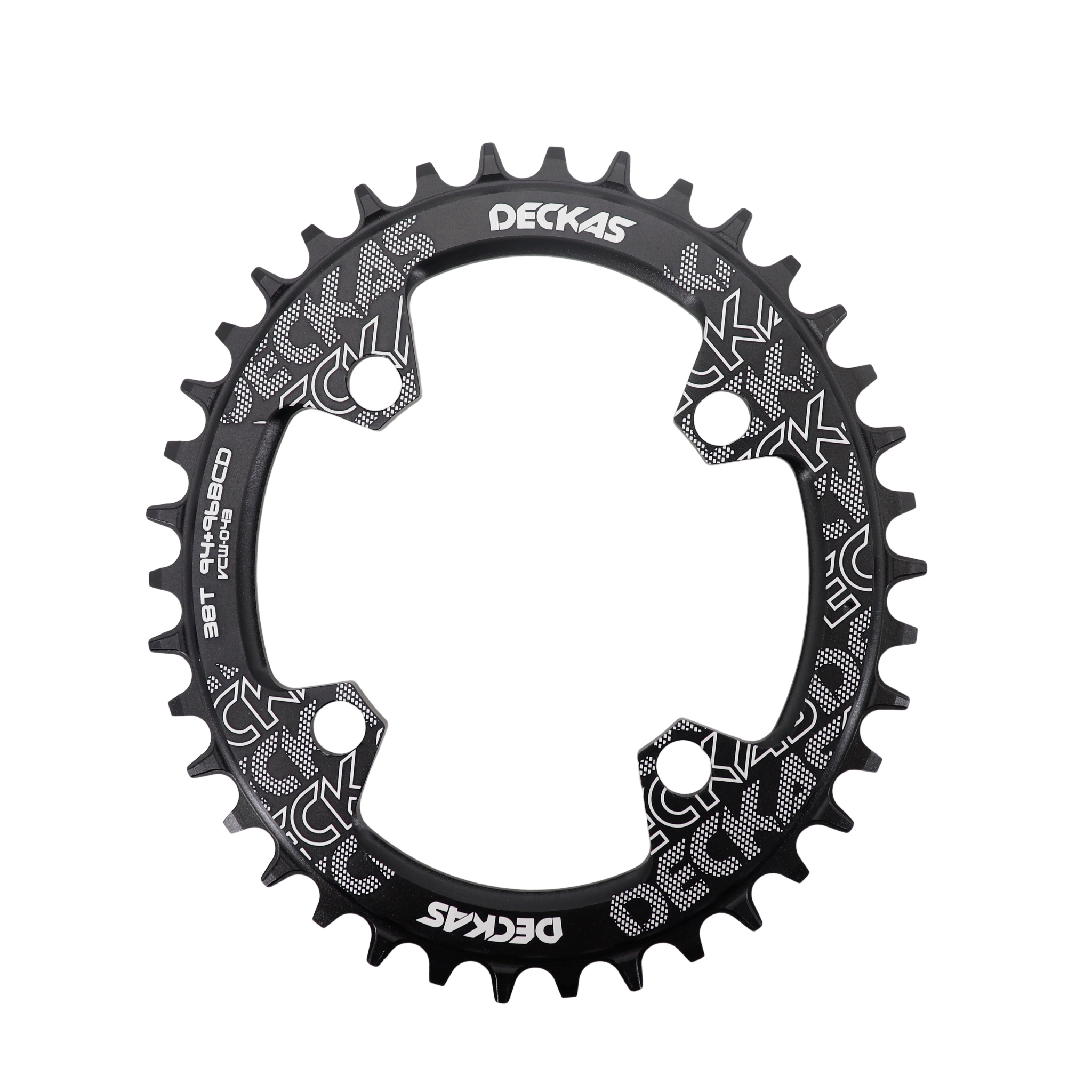 Deckas 94BCD/96BCD Round/Oval Chainring for Shimano M4000 M4050 for SRAM GX NX Narrow-Wide 30–38T, 7075 Aluminum Alloy