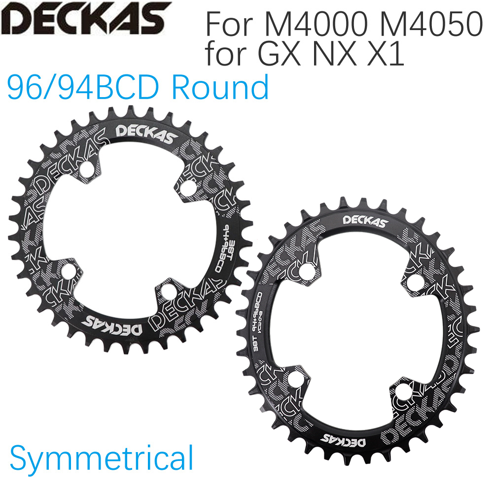Deckas Chainring Symmetrical 96BCD 94bcd Round Oval 32 34 36 38t