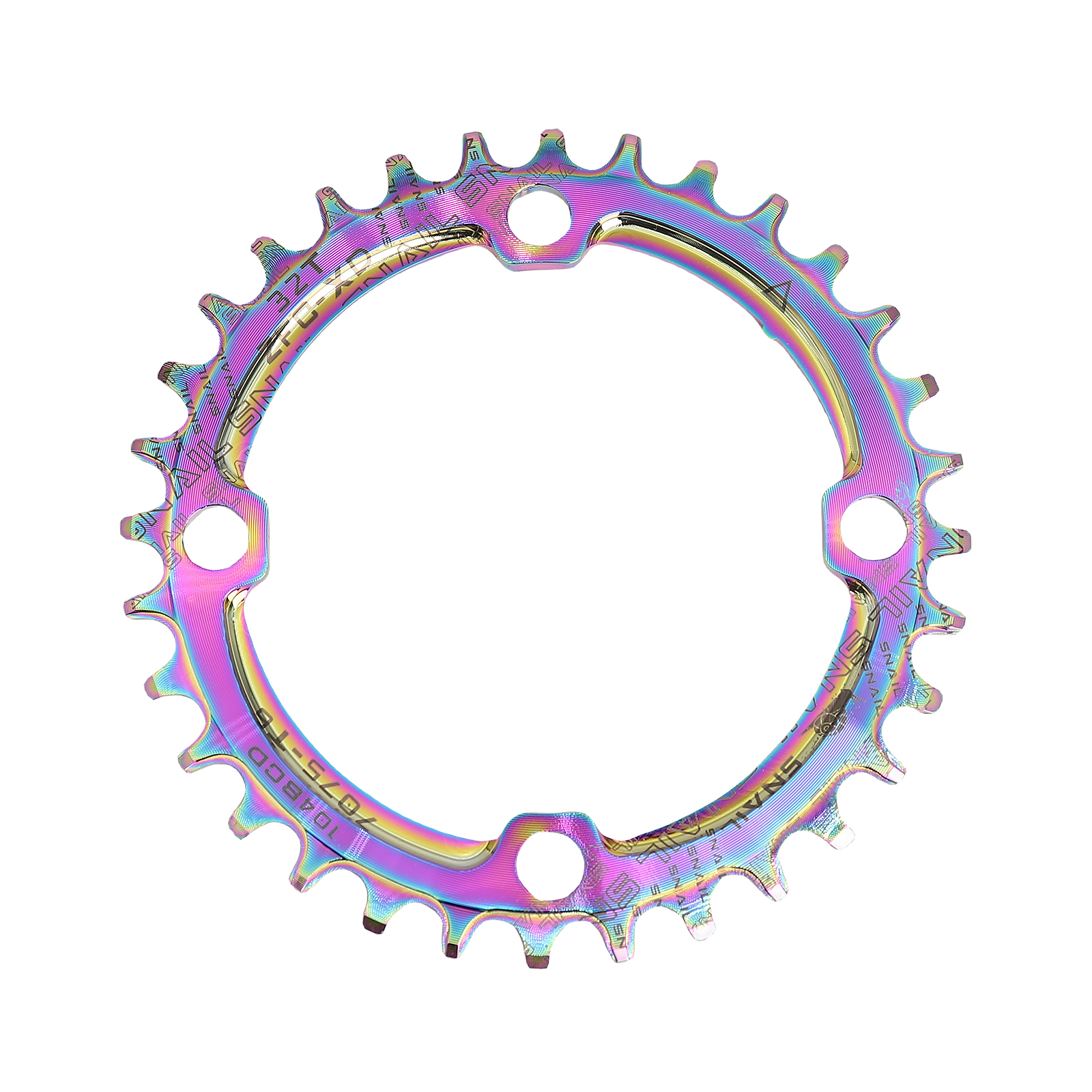 DELUXE CYCLES　chainring (oil slick) DELUXE CYCLES* chainring (oil slick) - BLUE LUG GLOBAL ONLINE STORE