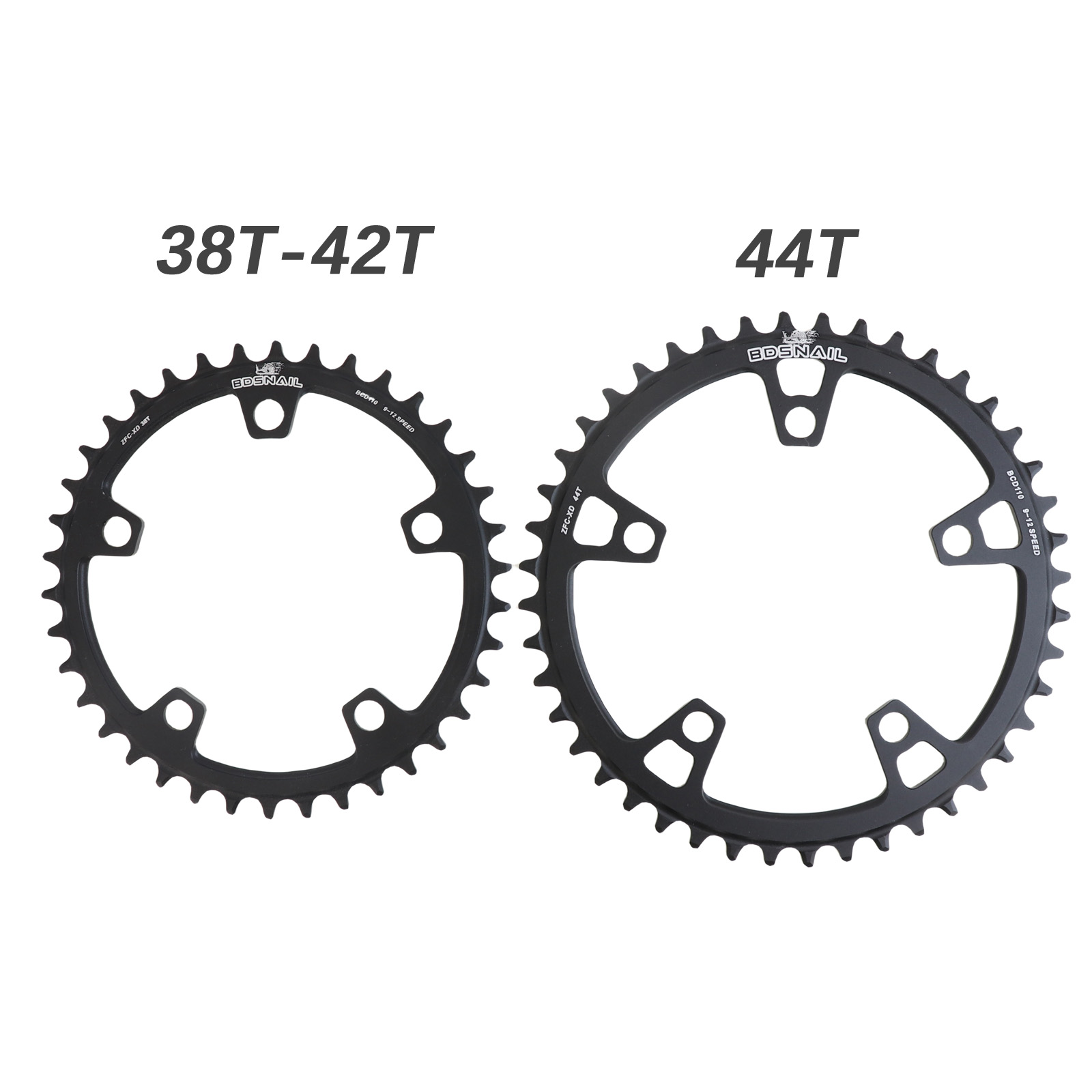SNAIL 110BCD Round Chainring for SRAM Force Red Rival S350 S900 for Narrow-Wide 38–44T