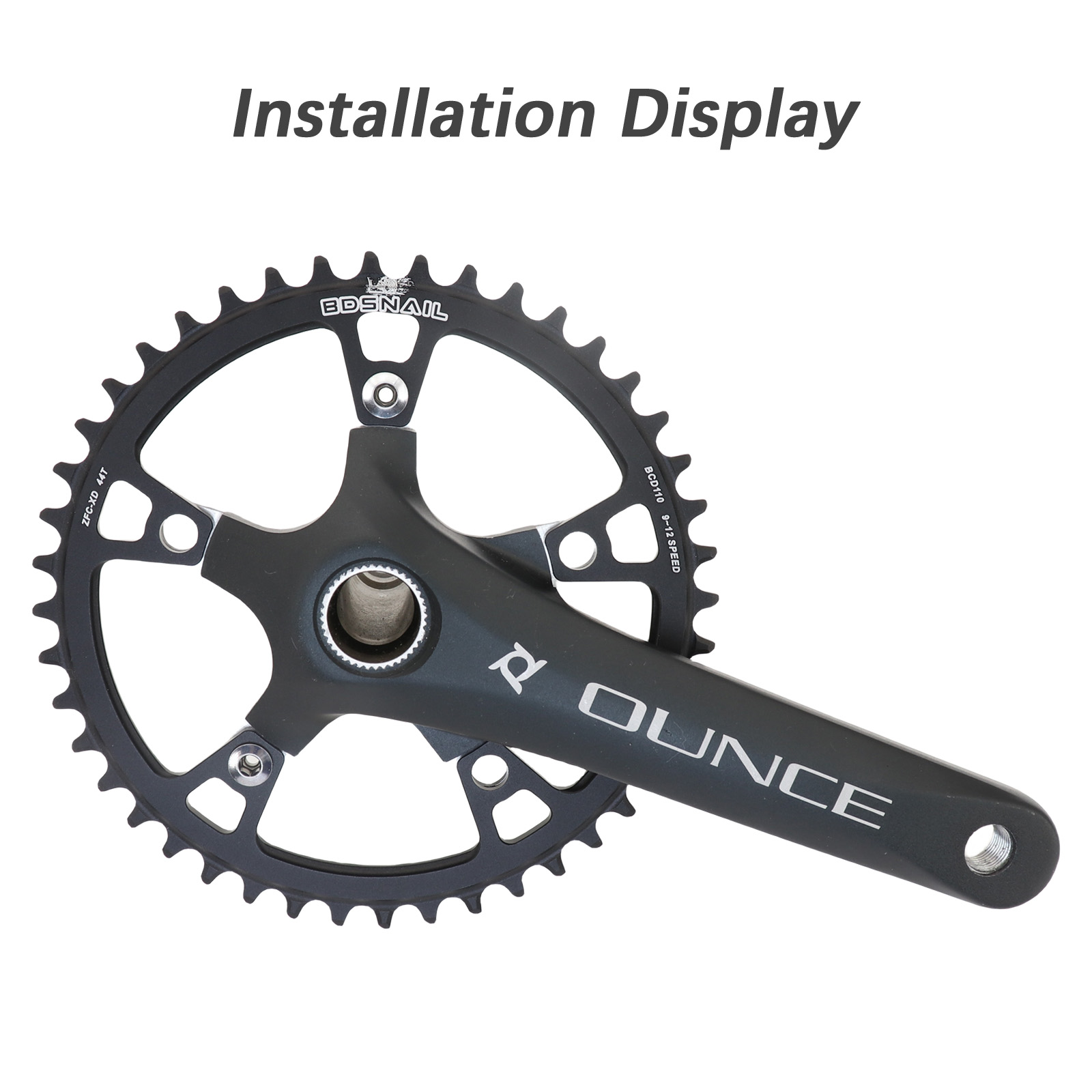 SNAIL 110BCD Round Chainring for SRAM Force Red Rival S350 S900 for Narrow-Wide 38–44T
