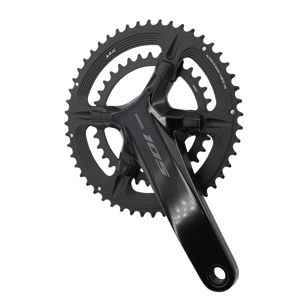 DJC Road Bike Chainring 110bcd 4 Bolts Round 2x Chainring Double 52t 36t for Shimano 4700 5800 6800 9000 R7000 R8000 R9100