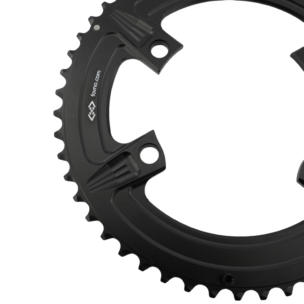 Fovno double bike chainring 2x round for road bike gravel R7100/R8100/R9200/R7000/R8000/R9100/R9000/4700/5800/6800/R2000/R3000