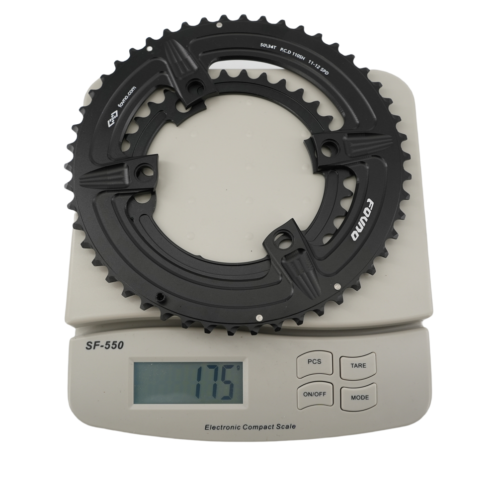 Fovno double bike chainring 2x round for road bike gravel R7100/R8100/R9200/R7000/R8000/R9100/R9000/4700/5800/6800/R2000/R3000