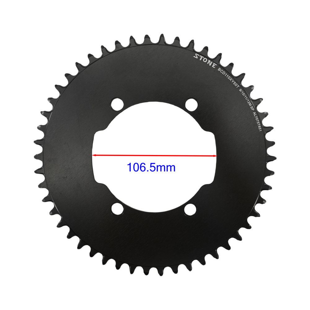 Stone Chainring 110BCD for SRM Power Meter PM7 PM9 Crankset 5800 6800 4700 9000 Round 42 44 46 48 58T 60 Road Bike 110 Bcd 1X