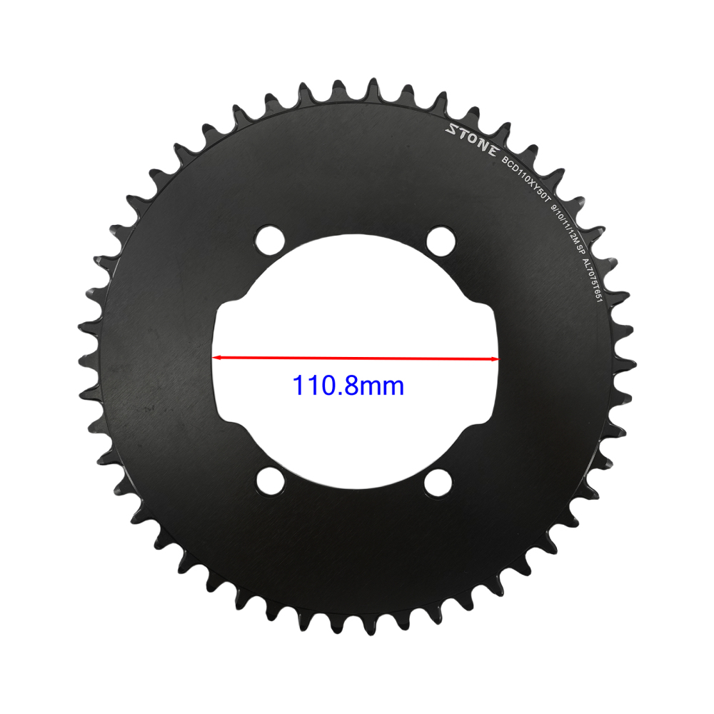 Stone Chainring 110BCD for SRM Power Meter PM7 PM9 Crankset 5800 6800 4700 9000 Round 42 44 46 48 58T 60 Road Bike 110 Bcd 1X
