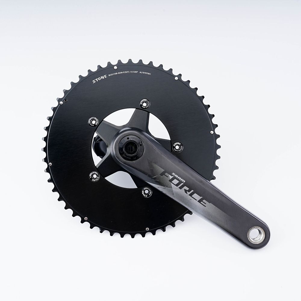 Stone 110bcd Double Chainring aero style for Shimano 11s 12s 5 Bolts Crank 12 Speed Road Bike Round 46 32t 52 36T 53 39T 54 40T 50 34 48 33T 2x