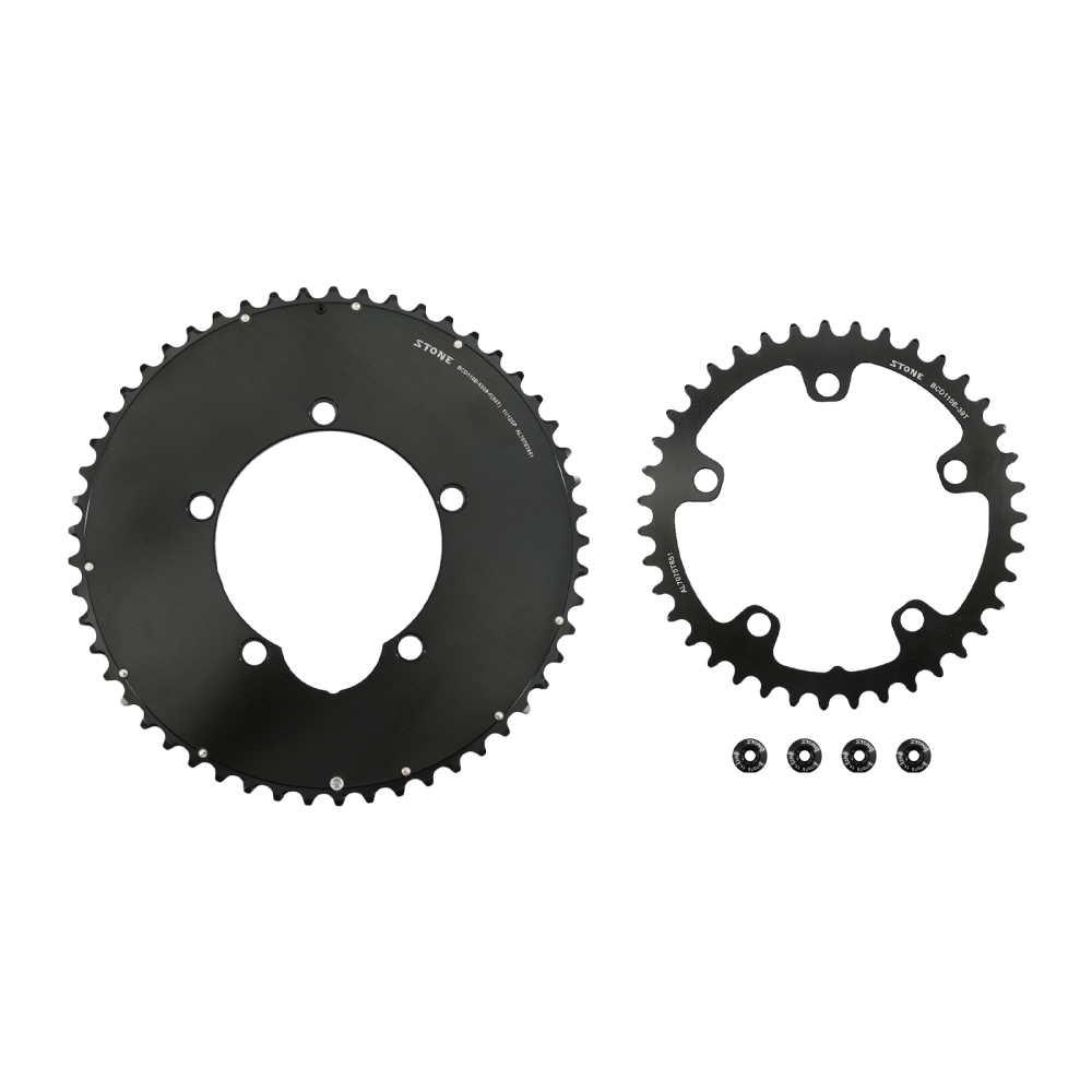 Stone 110bcd Double Chainring aero style for Shimano 11s 12s 5 Bolts Crank 12 Speed Road Bike Round 46 32t 52 36T 53 39T 54 40T 50 34 48 33T 2x