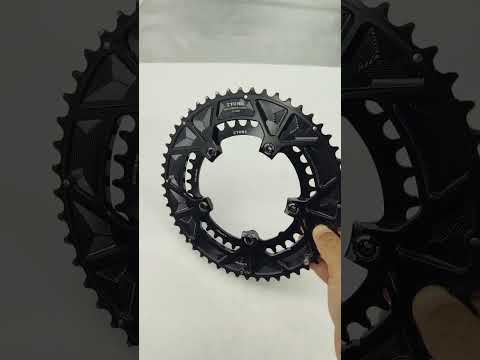STONE チェーンリング 48-33T BCD110 SHIMANO Stone 110bcd Double Chainring for Shimano 12S 5 Bolts Crank 12