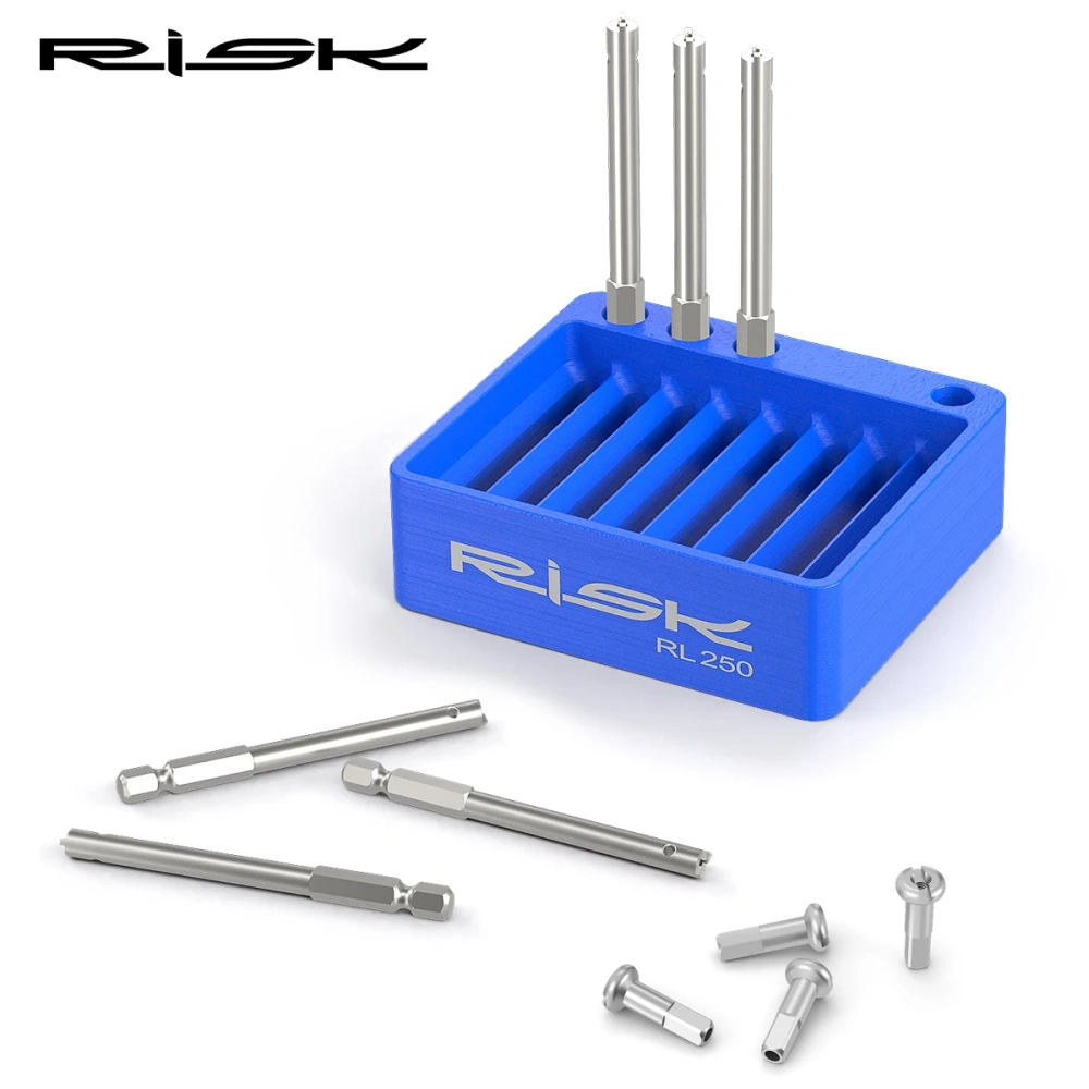 Risk Spoke Tool Spoke Nipples Arrangement Tool fit to 13G/14G/15G Spoke Nipples within17mm Road Bike Mountain Bicycle