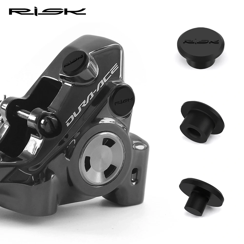 RISK Bicycle Oil Disc Bleed Nipple Cover Dust Plug Screw Cap Rubber Plug DA Protective Cover 105UT For R7170/R8170/R9270