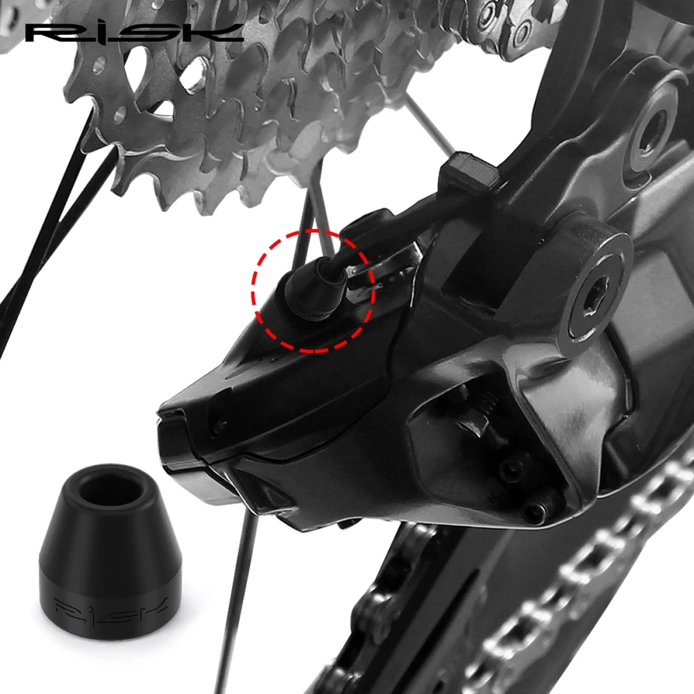 Risk 2pcs Road Bicycle Waterproof Rubber Sleeve For R7150/R8150/R9250 Road Bike Rear Electronic Derailleur Wire Waterproof Cover